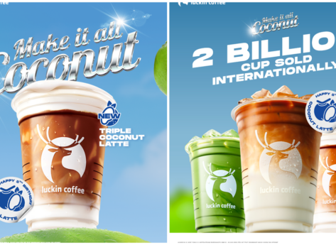 Luckin Coffee Lancar Triple Coconut Latte, Tawar Promosi Beli 1 Percuma 1
