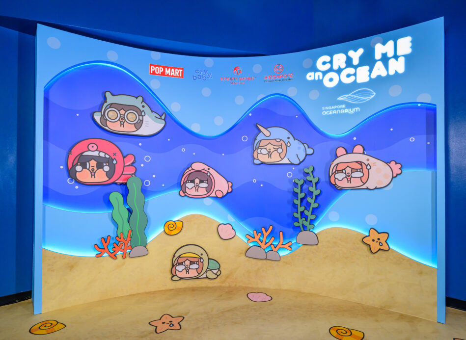 CRYBABY Cry Me an Ocean Activation Dives into Resorts World Sentosa’s Singapore Oceanarium